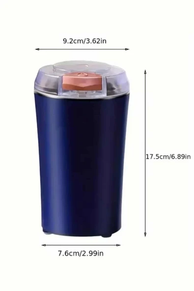 Kahve ve Baharat Öğütücü Kolay Temizlenebilir Paslanmaz Çelik Taşınabilir - Resim 4