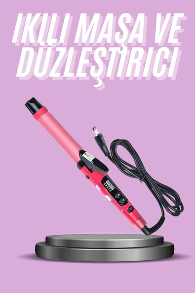 Saç Düzleştirici Ve Maşa İkili Saç Şekillendirici Tüm Saç Tiplerine Uygun ürün görseli 1