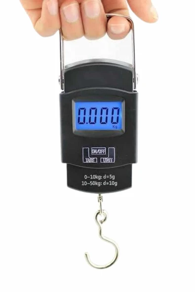 50 Kg Dijital El Terazisi Cep Tartısı El Kantarı Terazi - Resim 2