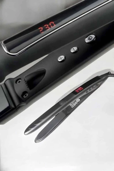 Saç Düzleştirici Led Ekranlı Isı Ayarlı Seramik Kaplama Profesyonel - Resim 3