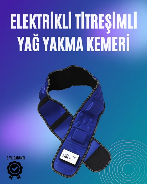 Elektrikli Titreşimli Yağ Yakma Kemeri – Masaj ve Kilo Kaybı İçin İdeal ürün görseli 1