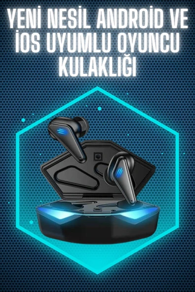 Wireless Gaming Kulaklık Mikrofonlu Bluetooth Oyuncu Kulaklığı ürün görseli 1