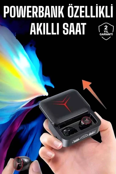 Powerbankli Kulaklık Bluetooth Bağlantılı Çoklu Bağlantı ürün görseli 1