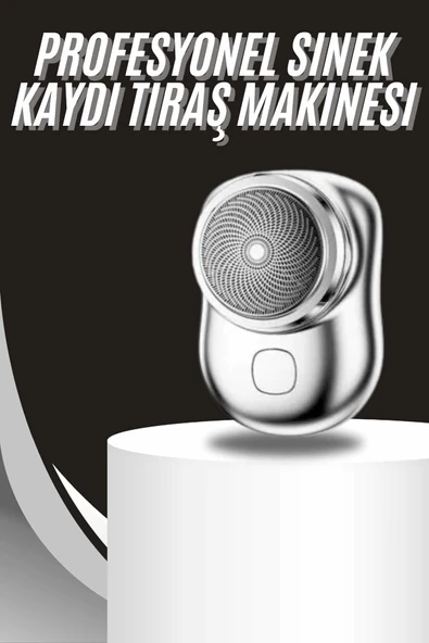 Kablosuz Tıraş Makinesi Günlük Hızlı Taşınabilir Şarjlı Yuvarlak Paslanmaz Çelik ürün görseli 1