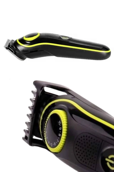 Saç Sakal Vücut Tıraş Makinesi 5in1 Kablosuz Burun Kulak Tıraş Makinesi - Resim 4