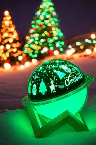 Hava Nemlendirici Masa ve Gece Lambası USB Projeksiyon Aromaterapi - Resim 3