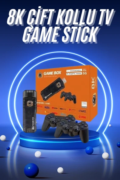 Game Box Android Tv 36500 Oyunlu Atari 5g 8k HDR Ultra HD 64 GB ürün görseli 1