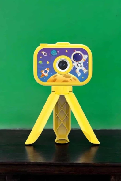 Ayaklı Mini Fotoğraf Makinesi Çocuk Için Eğitici Video Kamera (Kopya) - Resim 4