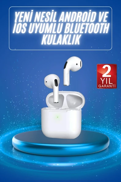 4.Nesil Bluetooth Kulaklık Yüksek Ses Kaliteli Dokunmatik Kontrol Özellikli ürün görseli 1