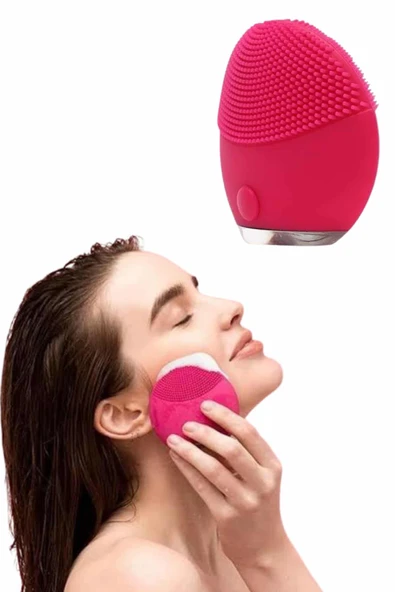 Titreşimli Yüz Masaj Aleti Titreşimli Makyaj Temizleme Cihazı - Resim 3