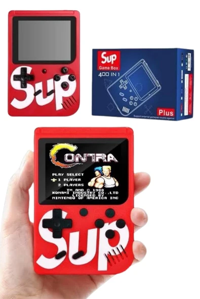 Çocuklara Özel Taşınabilir Sup El Atarisi 400 Oyunlu Nostaljik Oyun Konsolu - Resim 2