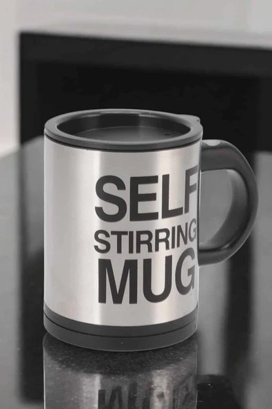 Yazılı Mug Kupa Karıştırıcı Özelliği Ve Paslanmaz Çelik - Resim 4