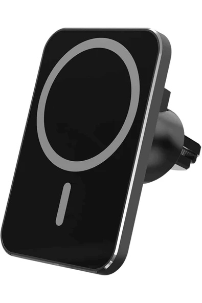 Kablosuz Şarj Aleti Magsafe Araç Içi Manyetik Şarj 15W İOS Uyumlu - Resim 3