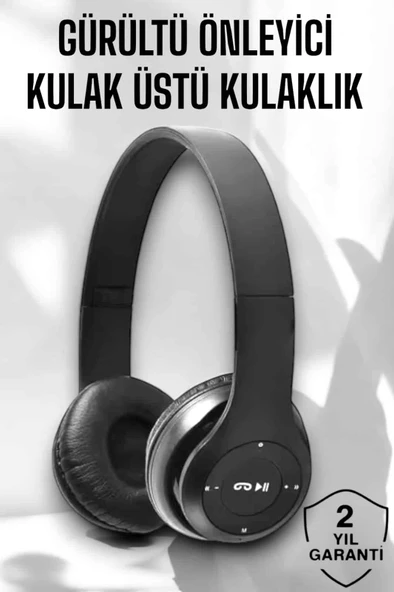 Ayarlanabilir Kafa Bandı ile Yüksek Performanslı Bluetooth Kulaklık ürün görseli 1