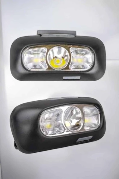 Kafa Lambası Kamp Lambası Led Işık Şarjlı Ayarlanabilir - Resim 4