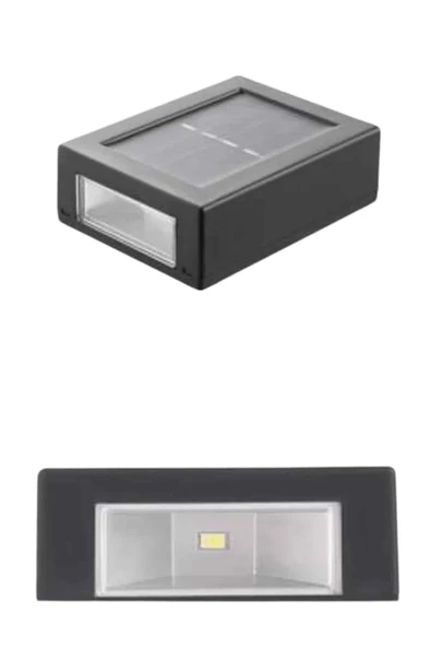 Solar Güneş Enerjili Çift Taraflı Duvar Lambası Çift Taraflı Duvar Lamba Güneş Enerjili - Resim 2