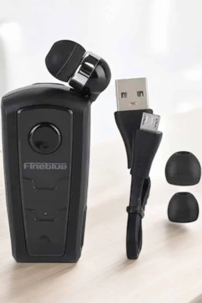 Tüm Telefonlara Uyumlu Mikrofonlu Titreşimli Makaralı Bluetooth Kulakiçi Kulaklık - Resim 4