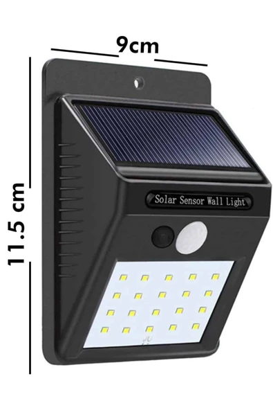 Bahçe Aydınlatması Güneş Enerjili Led Işık Lamba Sensörlü Dekoratif - Resim 4