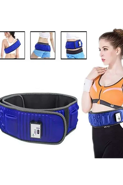 5 Motorlu Titreşimli Masaj Aleti Göbek Kemeri Selülit Cihazı Eritme Zayıflama - Resim 4