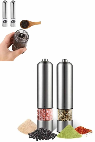 Tuz Baharat Öğütücü Otomatik Baharat Değirmeni Uzun Ömürlü Pratik ürün görseli 1