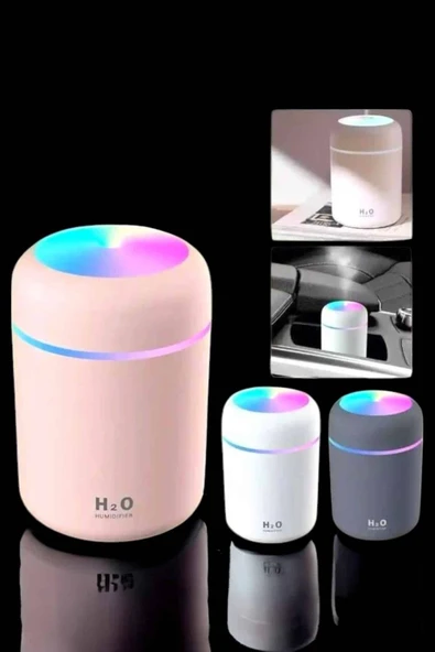 Buharlı Hava Nemlendirici Aromaterapi Renk Değiştirilebilir - Resim 5