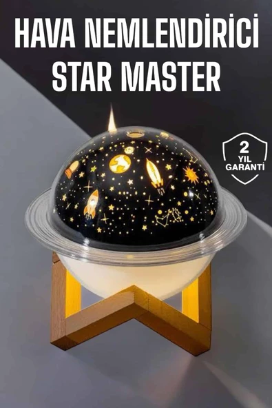 Hava Nemlendirici Projeksiyon Görünümlü USB Bağlantılı Aromaterapi ürün görseli 1