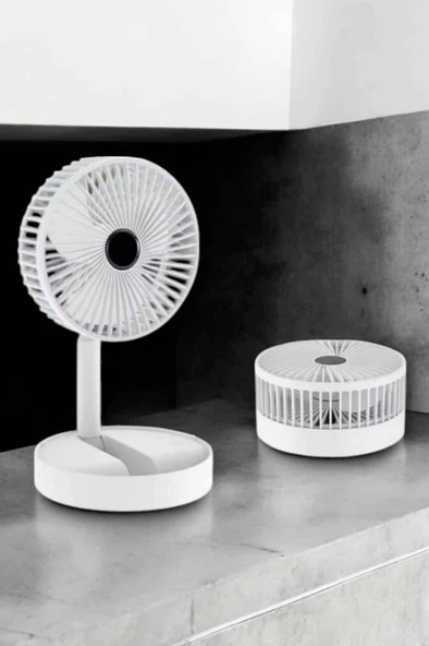 Soğutucu Vantilatör Telefon Standlı Mini Fan - Resim 3