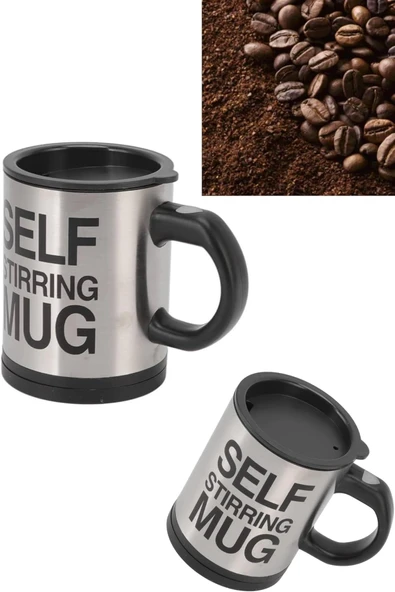 Karıştırıcı Özellikli Mikser Kupa Bardak Termos Bardak - Resim 5