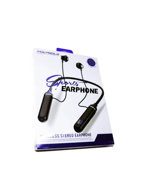 Polygold PG-100 Bluetooth Kulaklık – Ergonomik Boyun Bantlı Tasarım, Net Ses ve Konfor - Resim 3