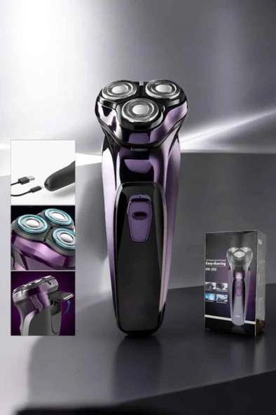 Profesyonel Şarjlı Saç ve Sakal Tıraş Makinesi Hassas Kesim - Resim 4