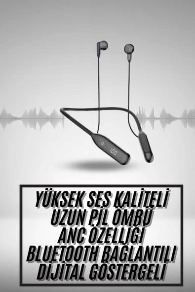 100Saat Uyumlu Bluetooth Kulaklık Kablolu ANC Özellikli Kulaklık ürün görseli 1