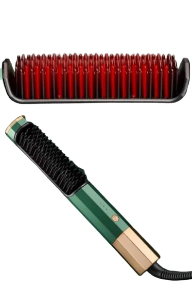 Elektrikli Fön Tarak Düzleştirici Elektriklenme Karşıtı Üflemeli - Resim 2