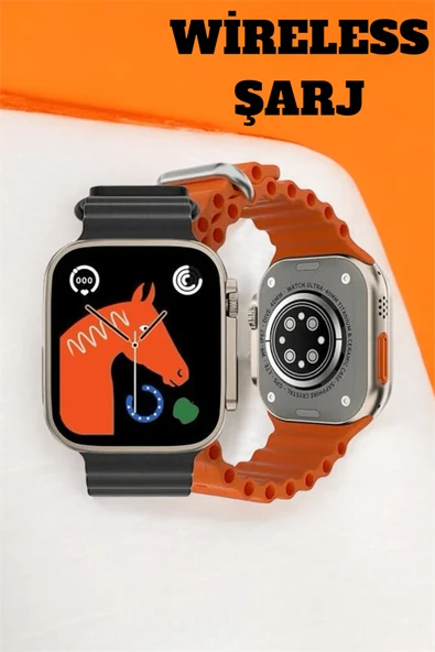 49MM Ekranlı, Kan Basıncı ve Adımsayar Özellikli Bluetooth Akıllı Saat - Resim 5