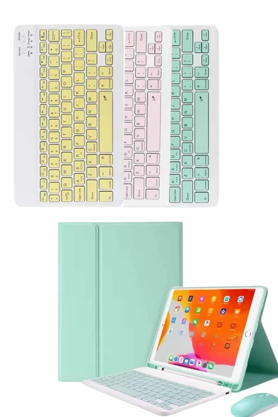 Kablosuz Bluetooth Bağlantılı Taşınabilir Q Klavye Tüm Cihazlara Uyumlu - Resim 2