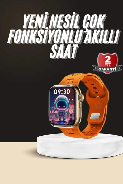 Akıllı Saat Android ve İOS Uyumlu Plastik Kordon Yeni Nesil ürün görseli 1