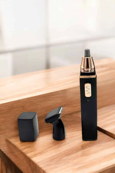 Seyahat Tipi Mini Taşınabilir Siyah Burun Kulak Yanak Kıl ve Tüy Temizleme Makinesi - Resim 3