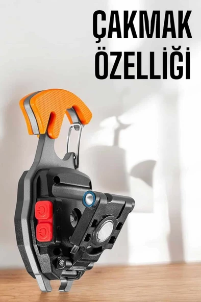 yeni nesil Kamp Feneri Çok Fonksiyonlu Fener Anahtarlık Usb Çakmaklı Cam Kırıcı Kemer Kesici Açacak - Resim 4