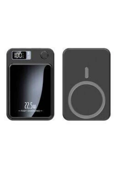 Magsafe Hızlı Şarj 10.000 Mah Wireless Şarj Powerbank Android ve İOS Uyumlu - Resim 2