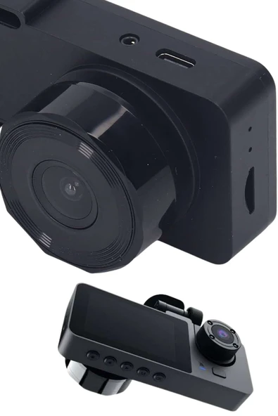 3 Kameralı 2 İnç 1080P Araç İçi Kamera Sürüş Kamerası CarPlay - Resim 4