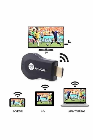 Kablosuz HDMI Wifi Görüntü Aktarıcı Tüm Cihazlara Uyumlu - Resim 3
