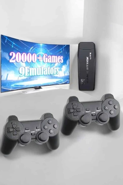 20.000 Oyunlu Premium Model Oyun Konsolu 8k Android Tv HD Game Stick - Resim 2