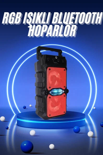 Ses Bombası Kablosuz Bluetooth Hoparlör Çift Çıkışlı Yüksek Ses Kaliteli Hoparlör ürün görseli 1