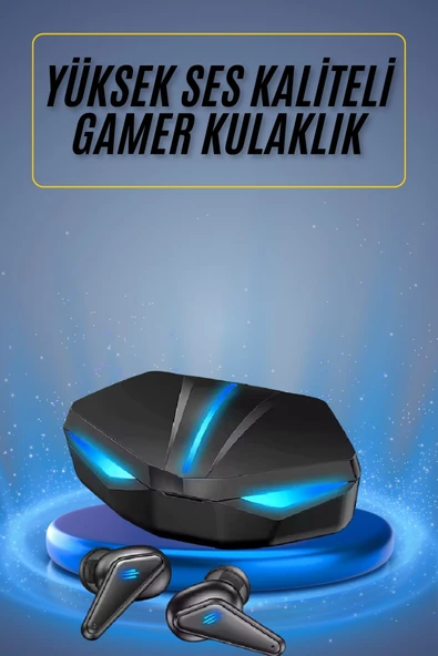 Oyuncu Kulaklığı Mikrofonlu Kablosuz Gaming Kulaklık Powerban Yüksek Ses Kaliteli ürün görseli 1