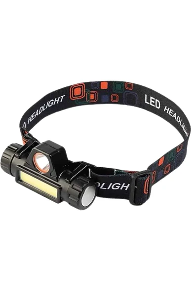 Kafa Lambası Çalışma Işığı Kafa Feneri Şarjlı Mıknatıslı Fenerli - Resim 3