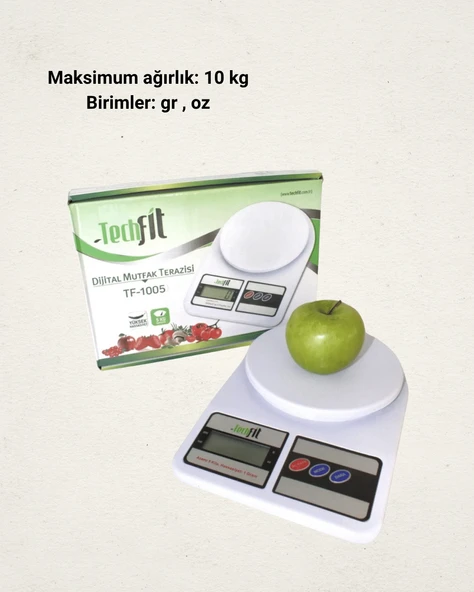 Pratik ve Şık Tasarımıyla Dijital Mutfak Tartısı - Resim 3