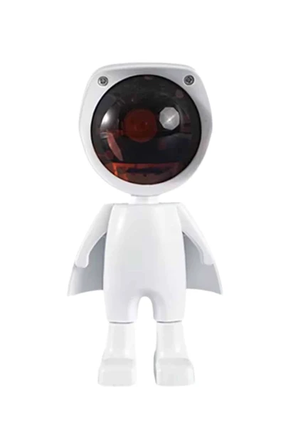 180 Derece Dönebilen Astronot Masa ve Gece Lambası Projektör - Resim 5