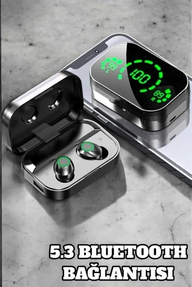 Bluetooth Kulaklık Çift Telefon Desteği ve Suya Dayanıklı Powerbankli - Resim 4