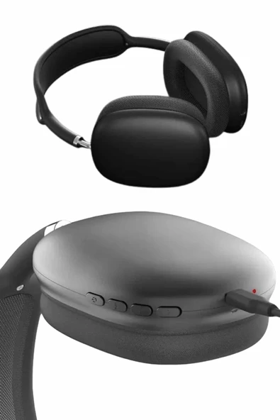 Kulak Üstü Kablosuz Bluetooth Kulaklık Yumuşak Süngerli SD Kart Girişli - Resim 5