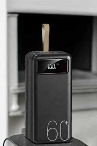 Powerbank 60.000 MAH 4 Portlu Uzun Şarj Süreli Dijital Göstergeli - Resim 2