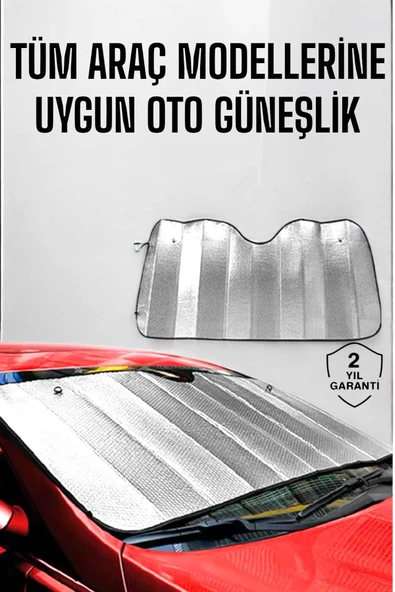 Oto Güneşlik Tüm Araç Tiplerine Uygun Isı Önleyici ürün görseli 1
